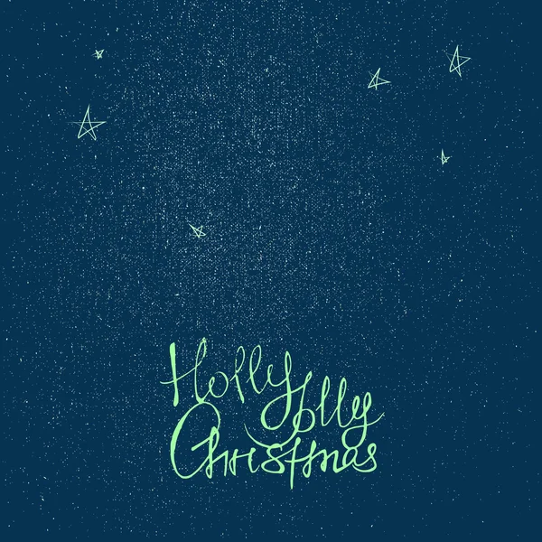 Holly Jolly Saludo de Navidad — Vector de stock