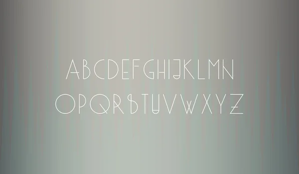 Letras del alfabeto latino — Vector de stock