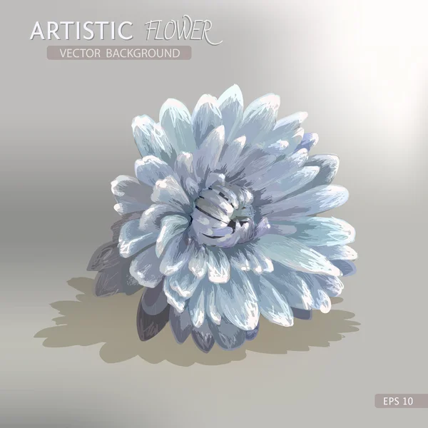 Artistieke bloem achtergrond — Stockvector