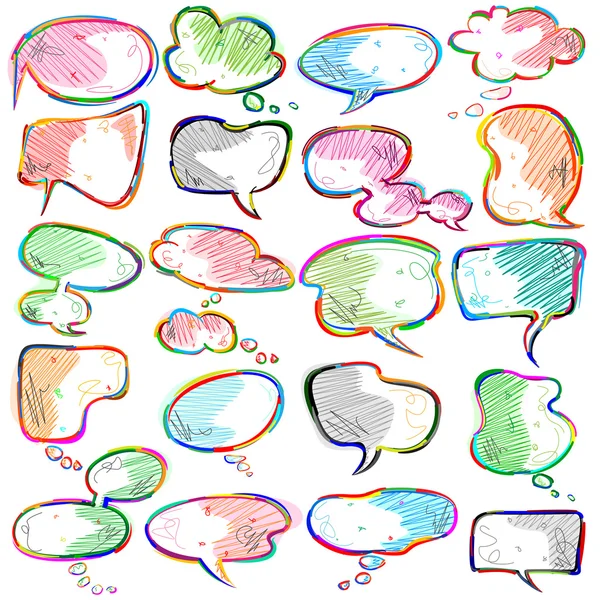 Abstract Idea and Chat Comic Bubble — Stock Vector