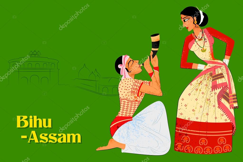 Assam tradition Stock Vector Images - Alamy