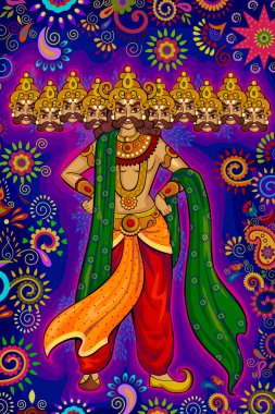 Hindistan Festivali mutlu Dussehra arka plan