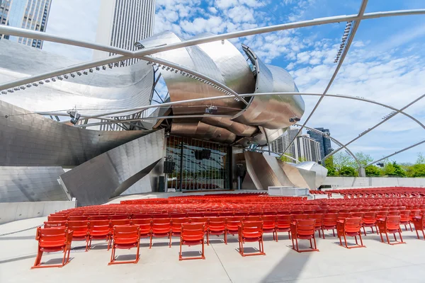 Jay pritzker paviljoen in millennium park — Stockfoto