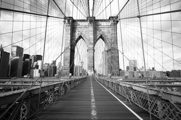 Brooklyn bridge, New York City. USA.