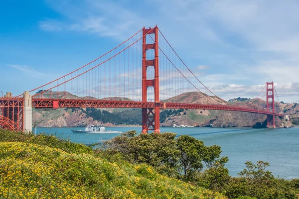 Ponte portão dourado — Fotografia de Stock