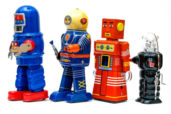 Robot vintage de juguete de lata —  Fotos de Stock
