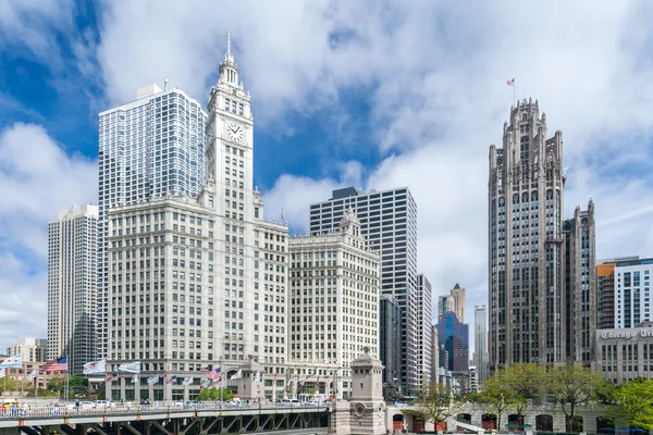 A Chicago Wrigley épület Stock Kép