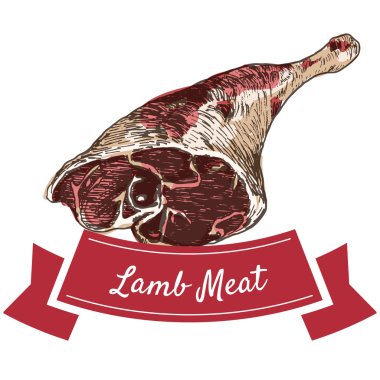 Kuzu eti renkli resimde.