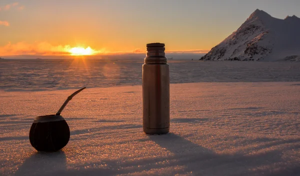 Matrimonio tradizionale in antarctica — Foto Stock