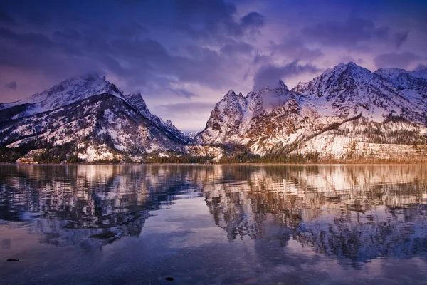 Jenny Gölü şafak, Grand Teton Milli Parkı
