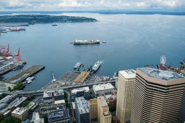 Elliot Bay gökyüzü görünümü Gözlemevi gelen