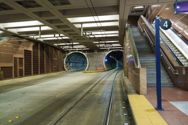 Seattle Transit Tunnel, estación Pioneer Square — Foto de Stock