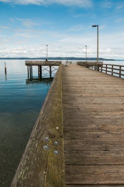 Puget Sound balıkçılık iskele