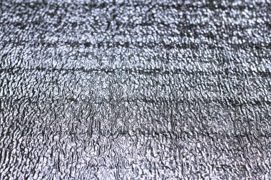 Alüminyum folyo yakın çekim arka plan