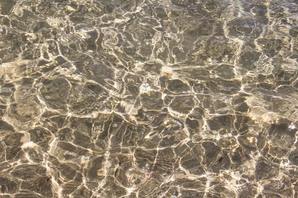 海砂通过上水的眩光 — 图库照片