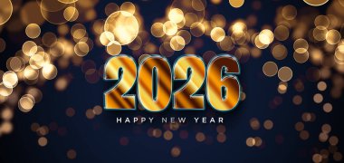 Altın Parıltı 2026 Mutlu Yıllar Parti SancağıName