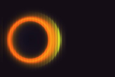 Dairesel Neon Neon Dalgalanması Gradyan Tırtıklı Cam Arkaplan