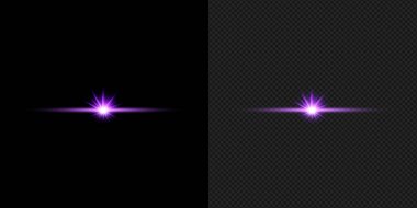 Minimum yatay ışık çizgisi, parlaklık merkezi, lens parlamaları, hareket efektleri ve sinematik görseller için mükemmel.