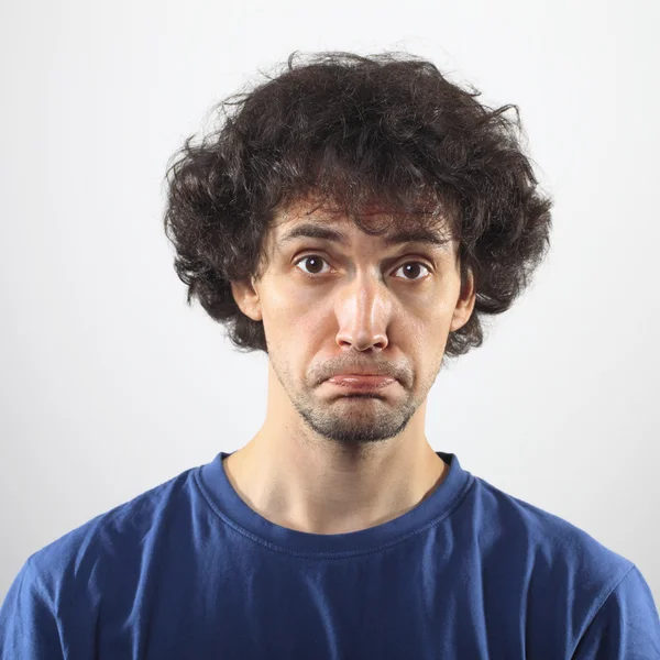 Triste retrato de joven . — Foto de Stock