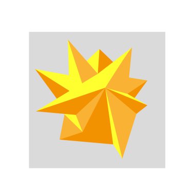 Vektör soyut çokgen fon şablonu. 