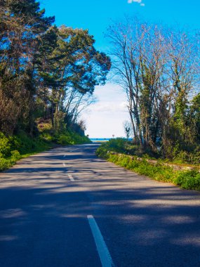 Bask Ülkesi'doğa arasındaki sahil yolu