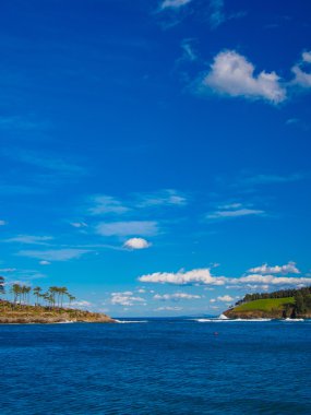 Lekeitio beach Island güneşli