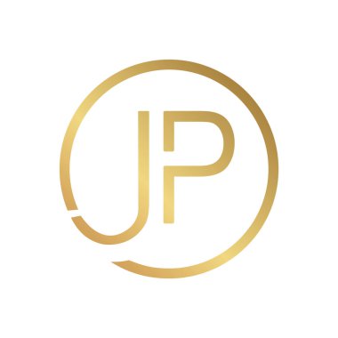 İlk harf logo daire halkası ile