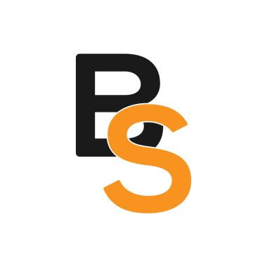 b ilk harf simgesi logo vektörü