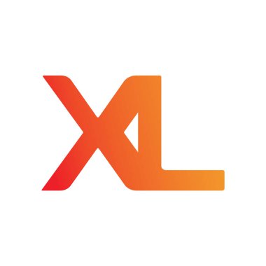 ilk harf logo x vektör şablonu