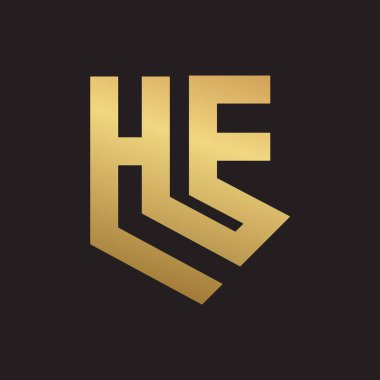 H harfi altıgen logo tasarımı. Vektör illüstrasyonu, h harfi kavramına sahip yaratıcı altıgen.