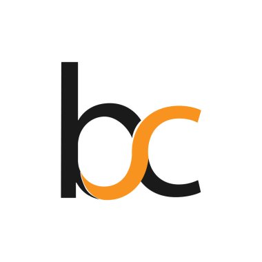 İlk harf b logo vektör tasarım şablonu