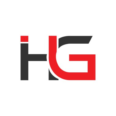 ilk harf logo tasarım şablonu vektörü