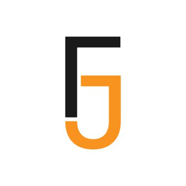 5 g başlangıç harfi logo tasarım şablonu vektör grafik çizimi