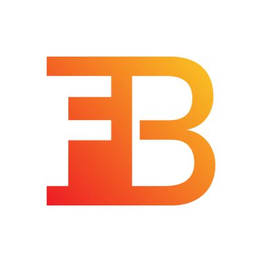 B harfi Logo tasarım şablonu vektör