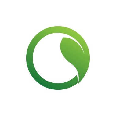 Doğa logo vektör illüstrasyonu