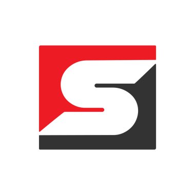 S logosu tasarımı. Modern S logosu tasarımı. Yaratıcı S logosu tasarımı