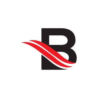 İlk Harf Logo Tasarım Vektörü Şablonu