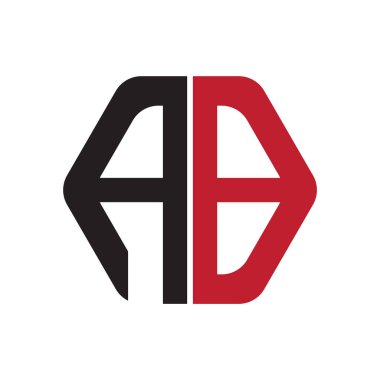 Yaratıcı şablona sahip ilk harf logosu