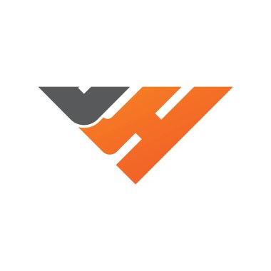 V Harfi Logo İş Şablonu Vektör Simgesi Simgesi