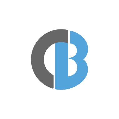 Bir Harf Logosu İş Şablonu Vektör simgesi