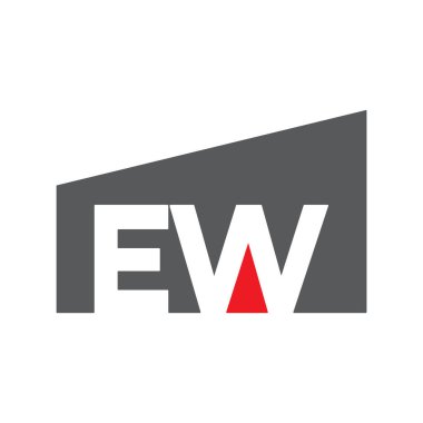 Bir Harf Logosu İş Şablonu Vektör simgesi