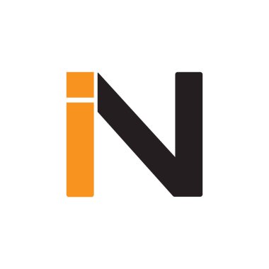 Bir Harf Logosu İş Şablonu Vektör simgesi