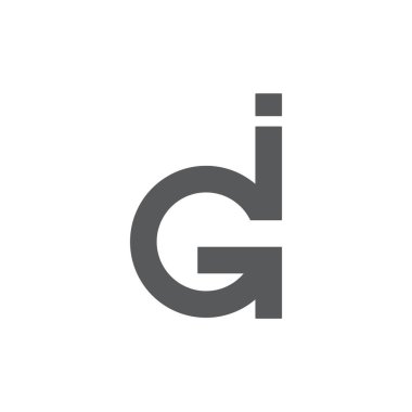 Bir Harf Logosu İş Şablonu Vektör simgesi