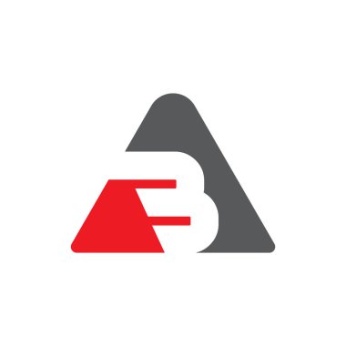 Harf A logo tasarım şablonu elementleri