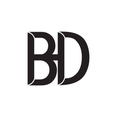 İlk harf aa logo tasarım şablon çizimi