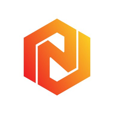 soyut altıgen harf simgesi simgesi