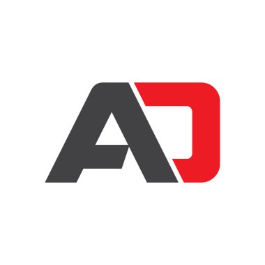 İlk harf reklam Logo tasarım şablonu