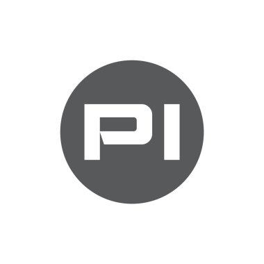 İlk harf logo şablon tasarımı