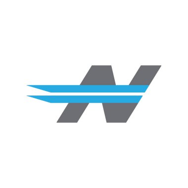 İlk harf Logo vektör şablonu