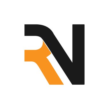 ilk harf logo tasarım şablonu vektörü